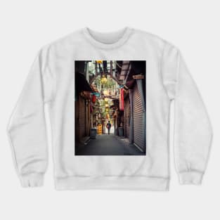 Traditional Shinjuku Alleyway Crewneck Sweatshirt